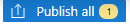 Azure Data Factory Publish all button