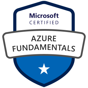 Microsoft Certified: Azure Fundamental Certification Badge