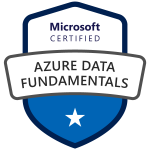 Microsoft Certified: Azure Data Fundamentals Certification Badge