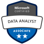Microsoft Certified: Data Analyst Associate Certification Badge